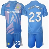 Maillot de football Réplique Aston Villa Emiliano Martinez #23 Gardien de but Troisième Enfant 2024-25 Manche Courte (+ Pantalon court)