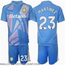 Maillot de football Réplique Aston Villa Emiliano Martinez #23 Gardien de but Troisième Enfant 2024-25 Manche Courte (+ Pantalon court)