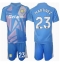 Maillot de football Réplique Aston Villa Emiliano Martinez #23 Gardien de but Troisième Enfant 2024-25 Manche Courte (+ Pantalon court)