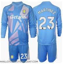 Maillot de football Réplique Aston Villa Emiliano Martinez #23 Gardien de but Troisième Enfant 2024-25 Manche Longue (+ Pantalon court)