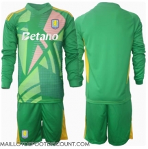 Maillot de football Réplique Aston Villa Gardien de but Domicile Enfant 2024-25 Manche Longue (+ Pantalon court)
