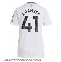 Maillot de football Réplique Aston Villa Jacob Ramsey #41 Extérieur Femme 2024-25 Manche Courte