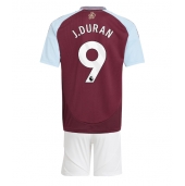 Maillot de football Réplique Aston Villa Jhon Duran #9 Domicile Enfant 2024-25 Manche Courte (+ Pantalon court)