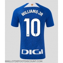 Maillot de football Réplique Athletic Bilbao Nico Williams #10 Extérieur 2024-25 Manche Courte