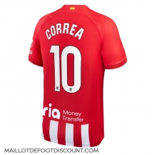 Maillot de football Réplique Atletico Madrid Angel Correa #10 Domicile 2023-24 Manche Courte