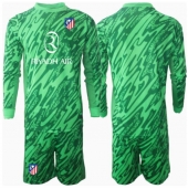 Maillot de football Réplique Atletico Madrid Gardien de but Extérieur Enfant 2024-25 Manche Longue (+ Pantalon court)