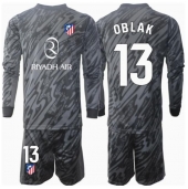 Maillot de football Réplique Atletico Madrid Jan Oblak #13 Gardien de but Domicile Enfant 2024-25 Manche Longue (+ Pantalon court)