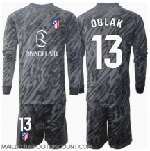 Maillot de football Réplique Atletico Madrid Jan Oblak #13 Gardien de but Domicile Enfant 2024-25 Manche Longue (+ Pantalon court)
