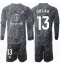 Maillot de football Réplique Atletico Madrid Jan Oblak #13 Gardien de but Domicile Enfant 2024-25 Manche Longue (+ Pantalon court)