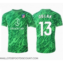 Maillot de football Réplique Atletico Madrid Jan Oblak #13 Gardien de but Extérieur 2024-25 Manche Courte