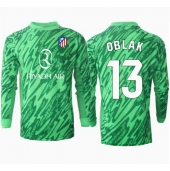 Maillot de football Réplique Atletico Madrid Jan Oblak #13 Gardien de but Extérieur 2024-25 Manche Longue