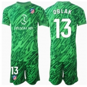 Maillot de football Réplique Atletico Madrid Jan Oblak #13 Gardien de but Extérieur Enfant 2024-25 Manche Courte (+ Pantalon court)