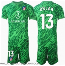 Maillot de football Réplique Atletico Madrid Jan Oblak #13 Gardien de but Extérieur Enfant 2024-25 Manche Courte (+ Pantalon court)