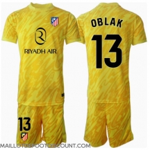 Maillot de football Réplique Atletico Madrid Jan Oblak #13 Gardien de but Troisième Enfant 2024-25 Manche Courte (+ Pantalon court)