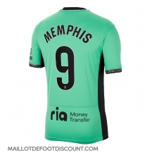 Maillot de football Réplique Atletico Madrid Memphis Depay #9 Troisième 2023-24 Manche Courte