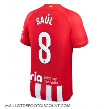 Maillot de football Réplique Atletico Madrid Saul Niguez #8 Domicile 2023-24 Manche Courte