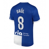 Maillot de football Réplique Atletico Madrid Saul Niguez #8 Extérieur 2023-24 Manche Courte