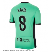 Maillot de football Réplique Atletico Madrid Saul Niguez #8 Troisième 2023-24 Manche Courte