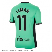 Maillot de football Réplique Atletico Madrid Thomas Lemar #11 Troisième 2023-24 Manche Courte