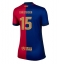 Maillot de football Réplique Barcelona Andreas Christensen #15 Domicile Femme 2024-25 Manche Courte