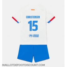 Maillot de football Réplique Barcelona Andreas Christensen #15 Extérieur Enfant 2023-24 Manche Courte (+ Pantalon court)