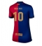 Maillot de football Réplique Barcelona Ansu Fati #10 Domicile Femme 2024-25 Manche Courte