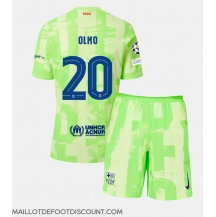 Maillot de football Réplique Barcelona Dani Olmo #20 Troisième Enfant 2024-25 Manche Courte (+ Pantalon court)