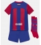 Maillot de football Réplique Barcelona Domicile Enfant 2023-24 Manche Courte (+ Pantalon court)