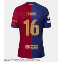 Maillot de football Réplique Barcelona Fermin Lopez #16 Domicile 2024-25 Manche Courte