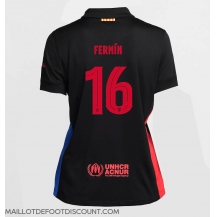 Maillot de football Réplique Barcelona Fermin Lopez #16 Extérieur Femme 2024-25 Manche Courte