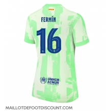 Maillot de football Réplique Barcelona Fermin Lopez #16 Troisième Femme 2024-25 Manche Courte