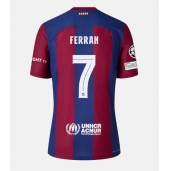 Maillot de football Réplique Barcelona Ferran Torres #7 Domicile 2023-24 Manche Courte