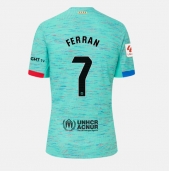 Maillot de football Réplique Barcelona Ferran Torres #7 Troisième Femme 2023-24 Manche Courte