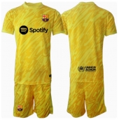 Maillot de football Réplique Barcelona Gardien de but Domicile Enfant 2024-25 Manche Courte (+ Pantalon court)