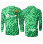Maillot de football Réplique Barcelona Gardien de but Extérieur 2024-25 Manche Longue