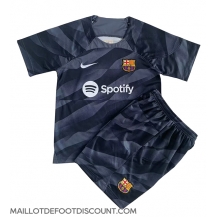 Maillot de football Réplique Barcelona Gardien de but Extérieur Enfant 2023-24 Manche Courte (+ Pantalon court)