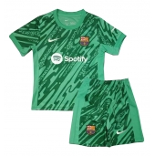 Maillot de football Réplique Barcelona Gardien de but Extérieur Enfant 2024-25 Manche Courte (+ Pantalon court)