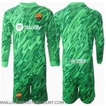 Maillot de football Réplique Barcelona Gardien de but Extérieur Enfant 2024-25 Manche Longue (+ Pantalon court)
