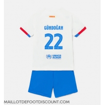 Maillot de football Réplique Barcelona Ilkay Gundogan #22 Extérieur Enfant 2023-24 Manche Courte (+ Pantalon court)