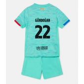 Maillot de football Réplique Barcelona Ilkay Gundogan #22 Troisième Enfant 2023-24 Manche Courte (+ Pantalon court)