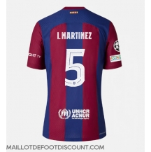 Maillot de football Réplique Barcelona Inigo Martinez #5 Domicile 2023-24 Manche Courte