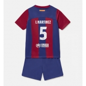 Maillot de football Réplique Barcelona Inigo Martinez #5 Domicile Enfant 2023-24 Manche Courte (+ Pantalon court)