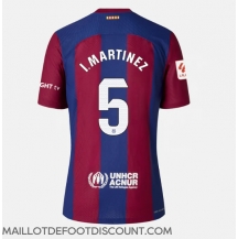 Maillot de football Réplique Barcelona Inigo Martinez #5 Domicile Femme 2023-24 Manche Courte
