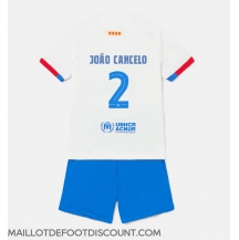 Maillot de football Réplique Barcelona Joao Cancelo #2 Extérieur Enfant 2023-24 Manche Courte (+ Pantalon court)
