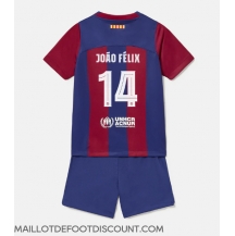 Maillot de football Réplique Barcelona Joao Felix #14 Domicile Enfant 2023-24 Manche Courte (+ Pantalon court)