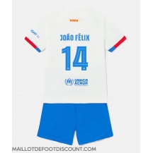 Maillot de football Réplique Barcelona Joao Felix #14 Extérieur Enfant 2023-24 Manche Courte (+ Pantalon court)