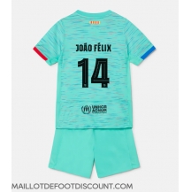 Maillot de football Réplique Barcelona Joao Felix #14 Troisième Enfant 2023-24 Manche Courte (+ Pantalon court)