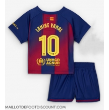 Maillot de football Réplique Barcelona Lamine Yamal #10 Domicile Enfant 2025-26 Manche Courte (+ Pantalon court)