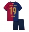 Maillot de football Réplique Barcelona Lamine Yamal #19 Domicile Enfant 2024-25 Manche Courte (+ Pantalon court)