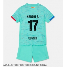 Maillot de football Réplique Barcelona Marcos Alonso #17 Troisième Enfant 2023-24 Manche Courte (+ Pantalon court)